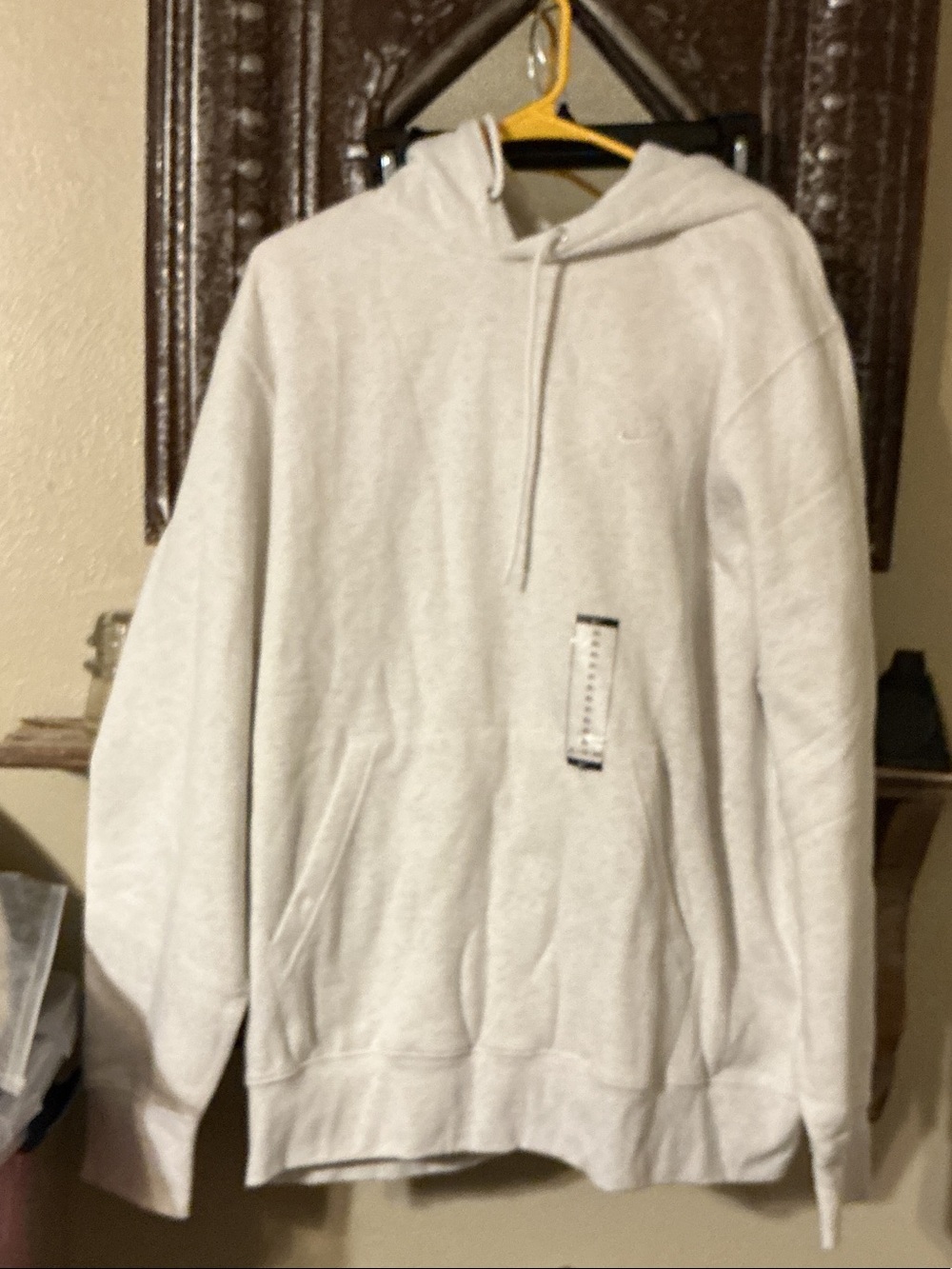 Nike Light Gray Men's Crewneck Hoodie